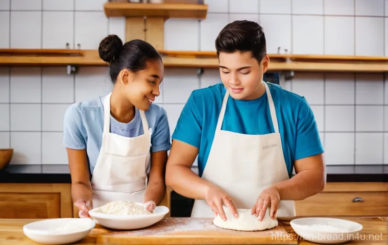 제빵 자격증 합격률 통계 - **Professional Baker in a Pristine Kitchen:** A skilled, confident baker, wearing a spotless white c...